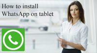 Guide WhatsApp on tablet for PC