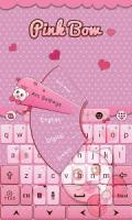 Pink Bow GO Keyboard Theme APK