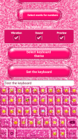 Pink Glitter Keyboard for PC