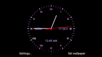 Analog Clock Live Wallpaper for PC