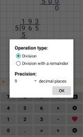 Division calculator for PC