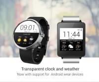 Transparent clock & weather APK