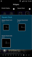 Square Clock for Screen for PC
