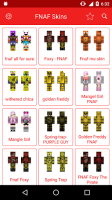 Skins FNAF for MCPC & PE for PC
