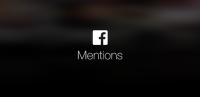 Facebook Mentions for PC