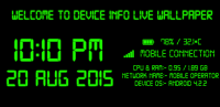 device info live wallpaper for PC