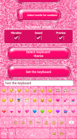 Pink Glitter Keyboard for PC