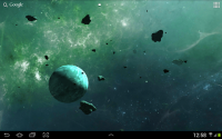 Asteroids 3D live wallpaper APK