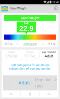 Ideal Weight, BMI Calculator APK