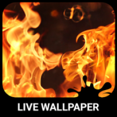Burning Live Wallpaper