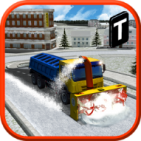 Souffleuse à neige Camion Sim 3D